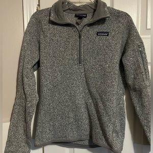 Great Condition! Grey Patagonia Quarter Zip
